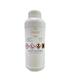 Gold Plating Gilding Water 1N Green 14K (0.85gr/l AU)