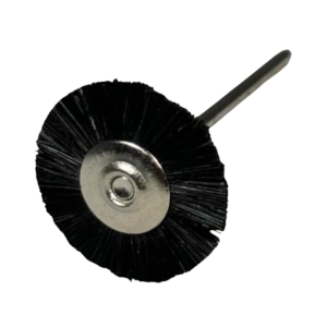 Black Round Bristle Brush 19 mm Without Chuck